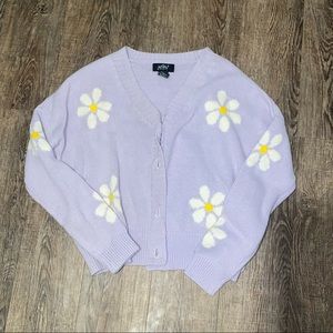 Foral cardigan size small